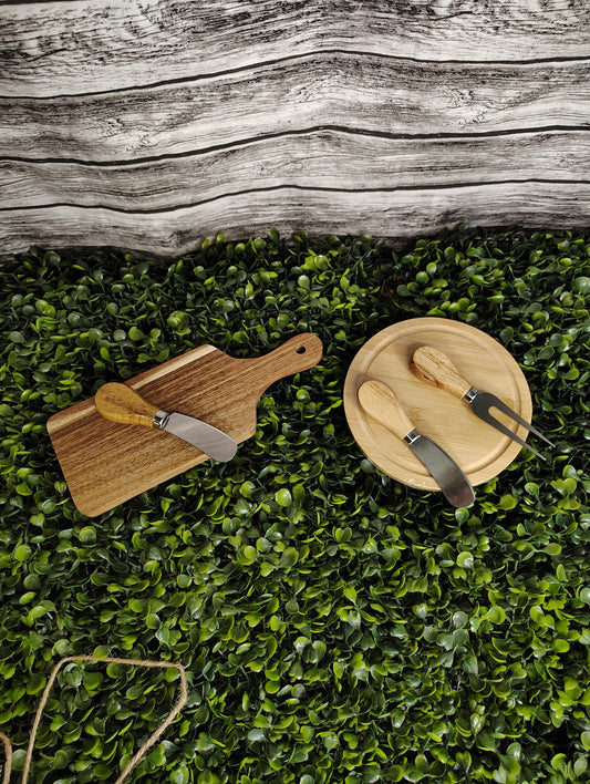 Engravable Cheese Board Set