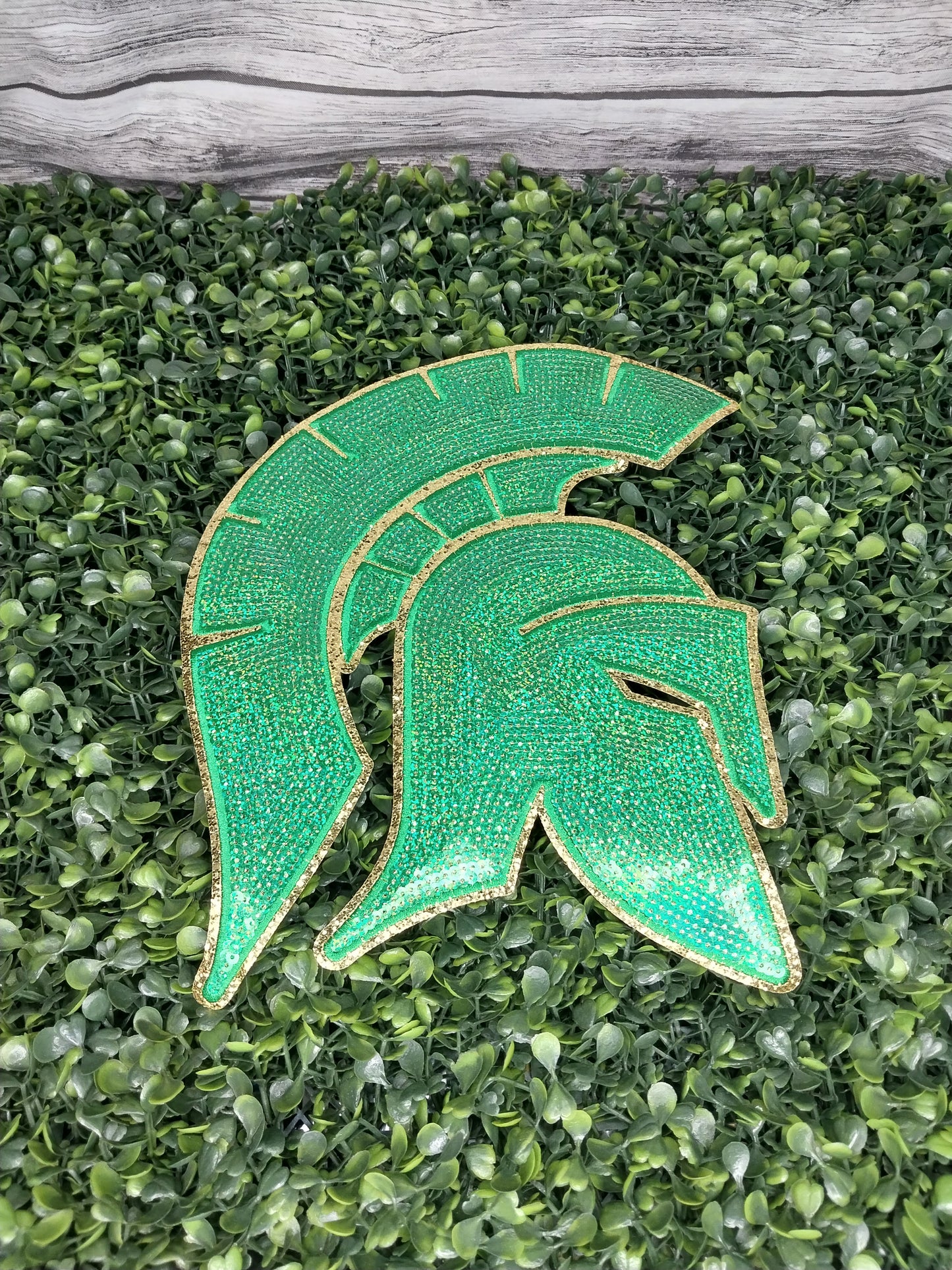 Mascot Sequin Head Patch
