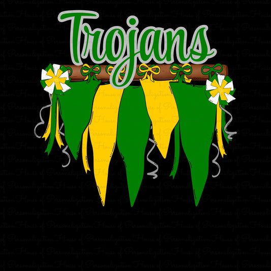 Trojans Pom Banner (Direct To Film)