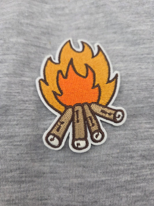 Embroidered Campfire
