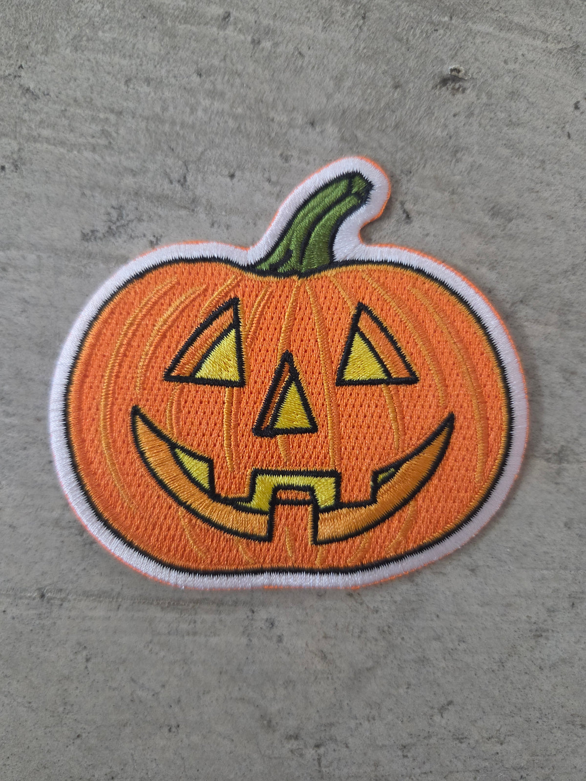 Pumpkin Embroidered Patch