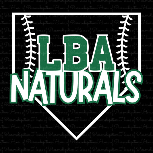 LBA Naturals Green Plate (Direct To Film)