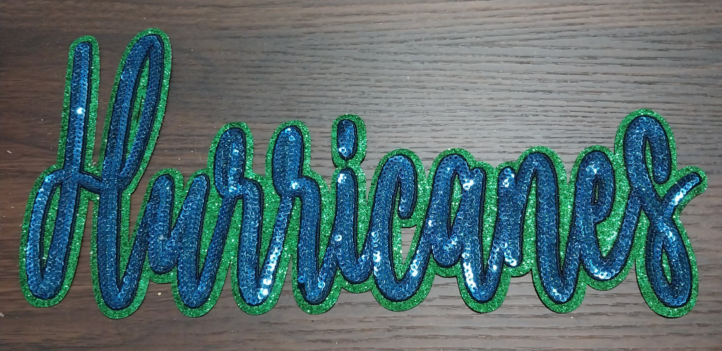 "Team Spirit" Mascot Sequin  Patch