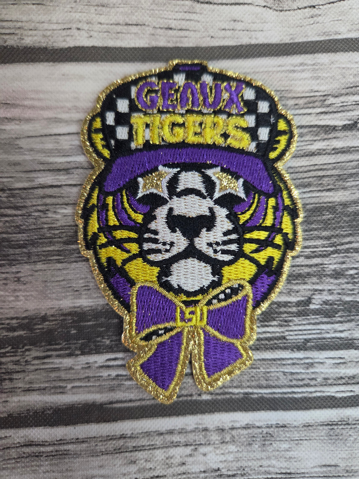 Geaux Tigers Embroidered Patch