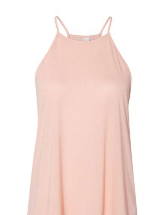 Peach - BELLA + CANVAS - Women's Flowy High-Neck Tank