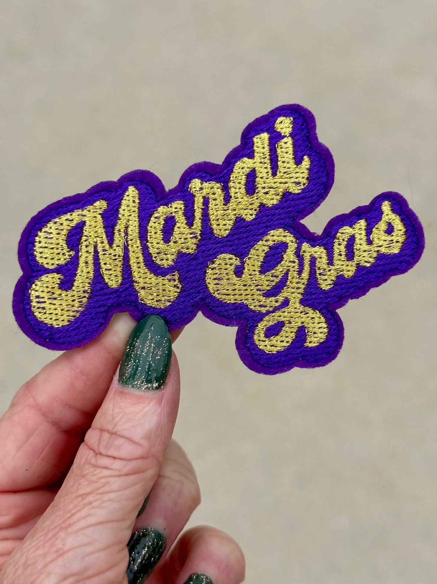 Mardi Gras OSC Embroidered Patch