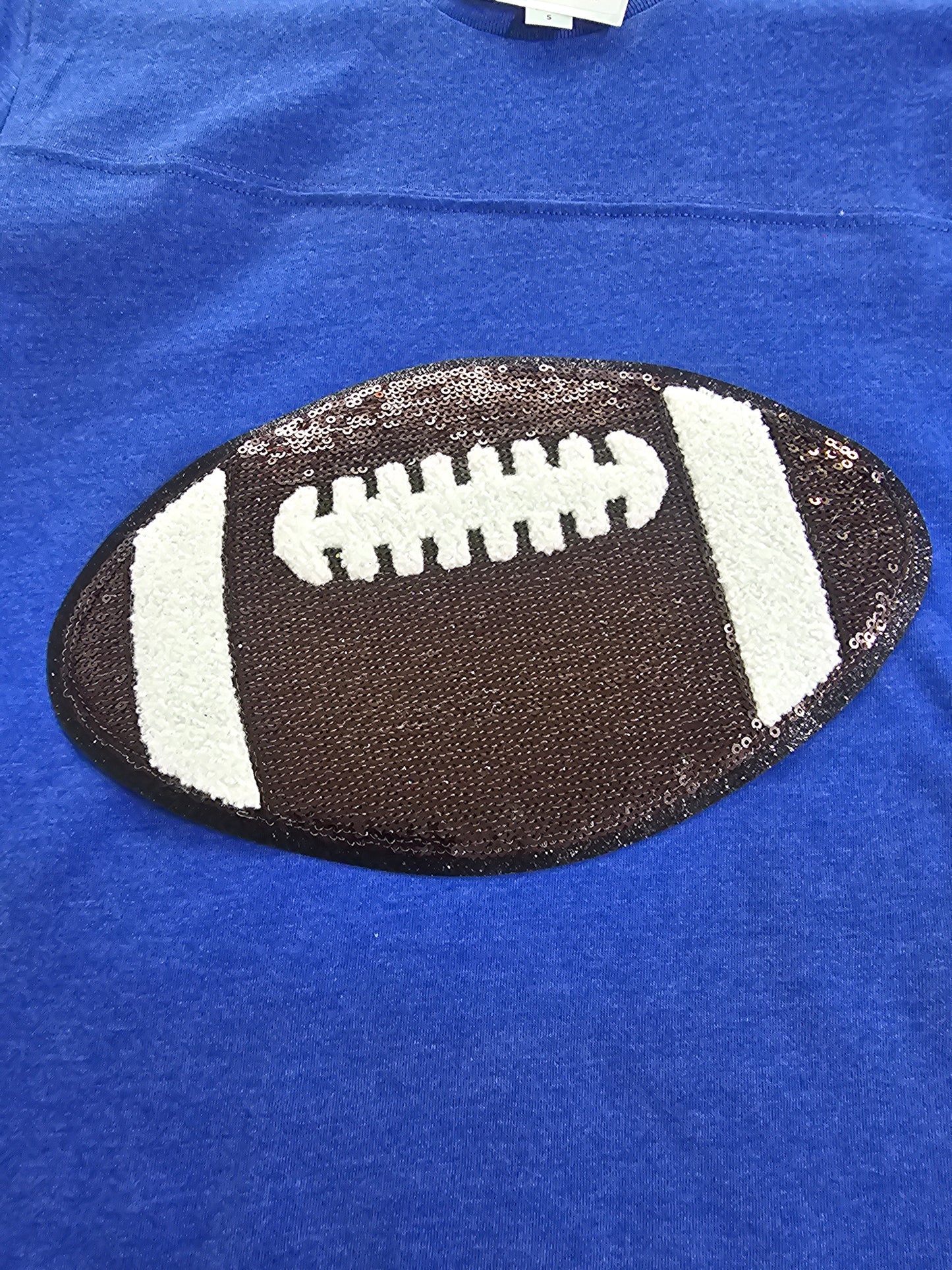Football Sequin Patch