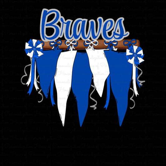 Braves Pom Banner (Direct To Film)