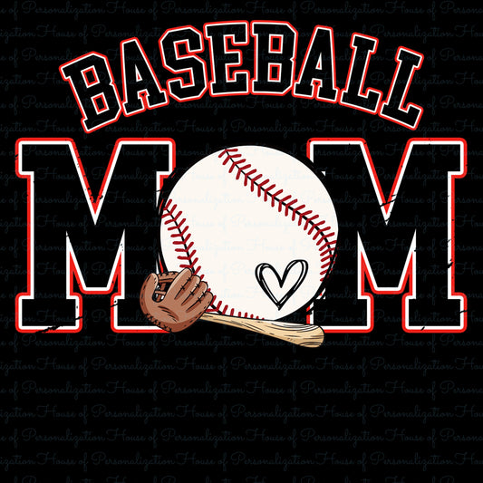 Baseball Mom DTF Transfer