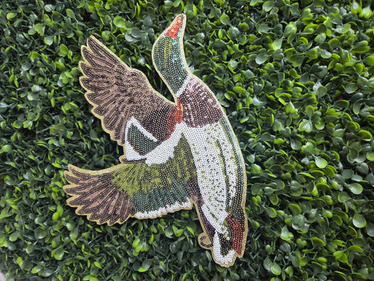 Mallard  Duck Sequin Patch