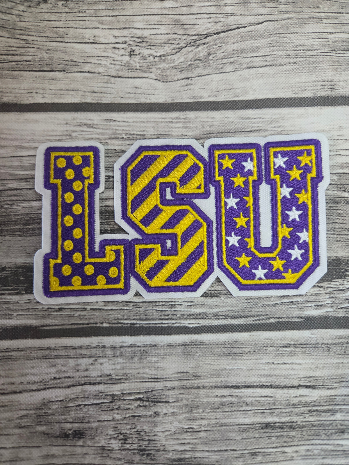 LSU Embroidered Patch