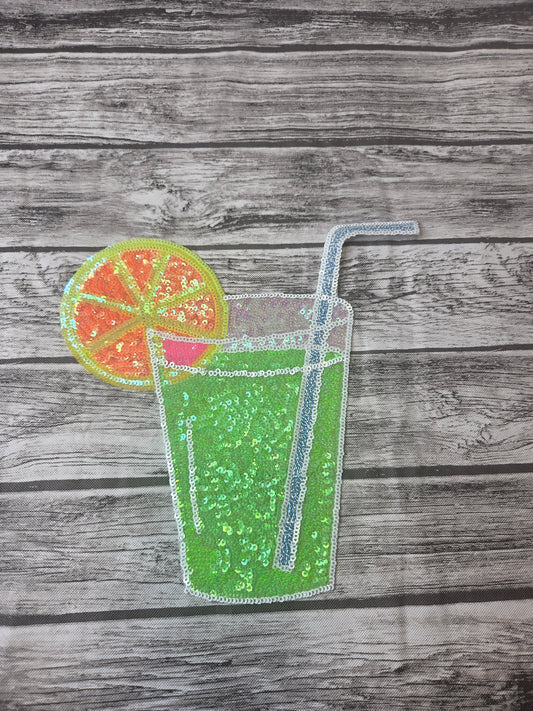 Sequin Drink Patch (8x7.5)