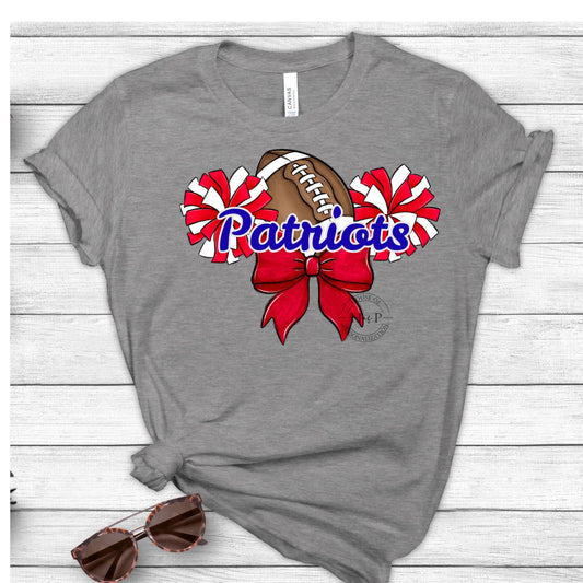 Patriots Football Bow (Direct To Film)