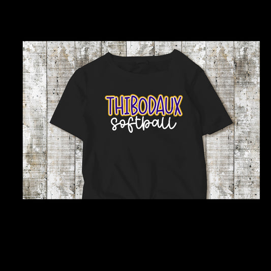 Thibodaux Softball DTF Transfer