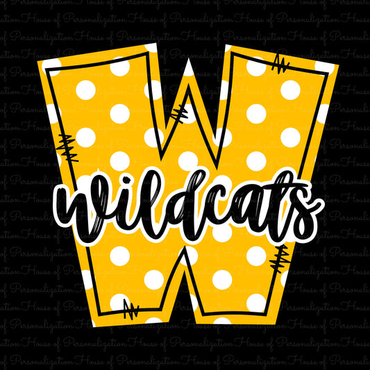 W Doodle Letter Wildcats (Direct To Film)