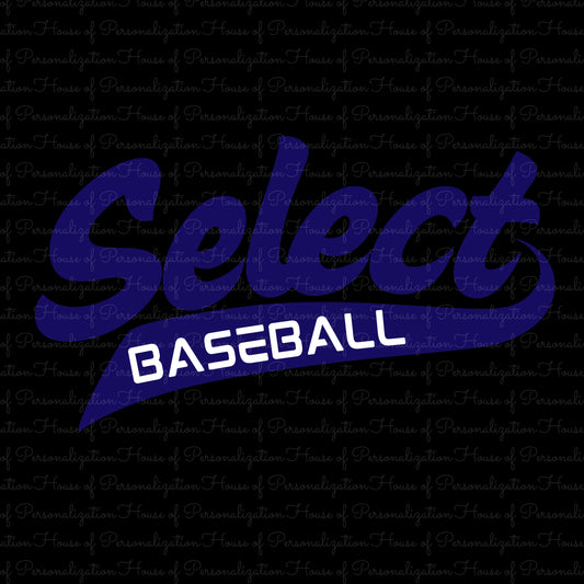 Select Baseball w/tail (Direct To Film)