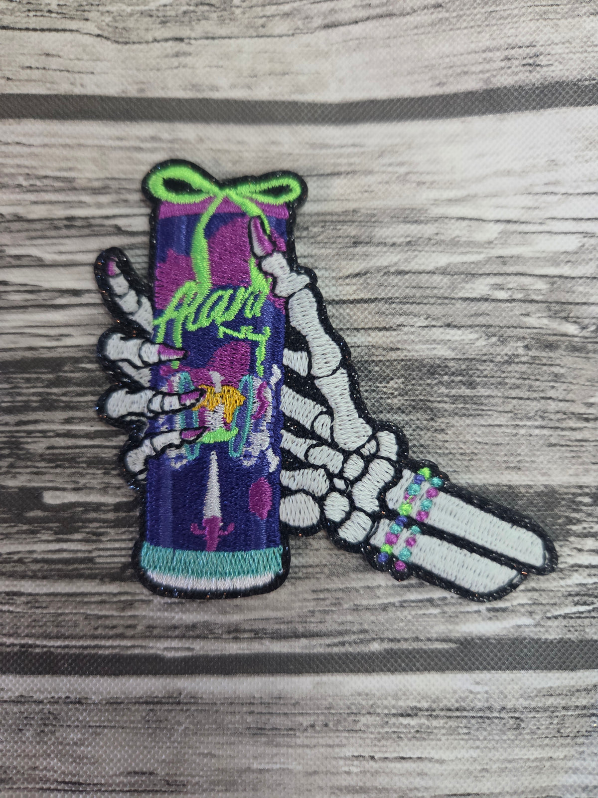 Alani Skull Hand Embroidered Patch