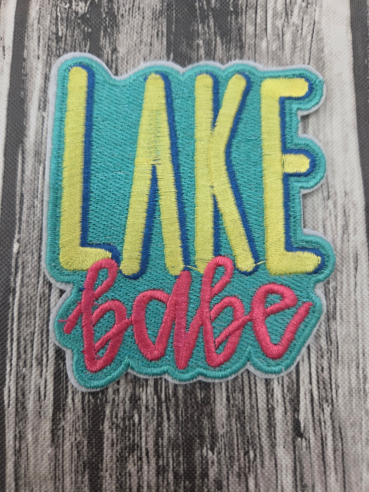 LAKE babe Embroidered Patch