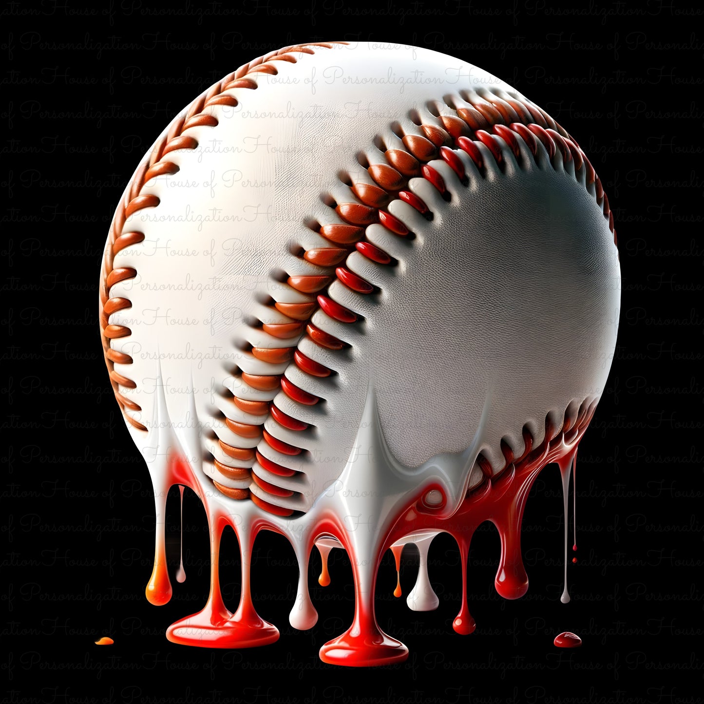 Baseball Drip DTF Transfer