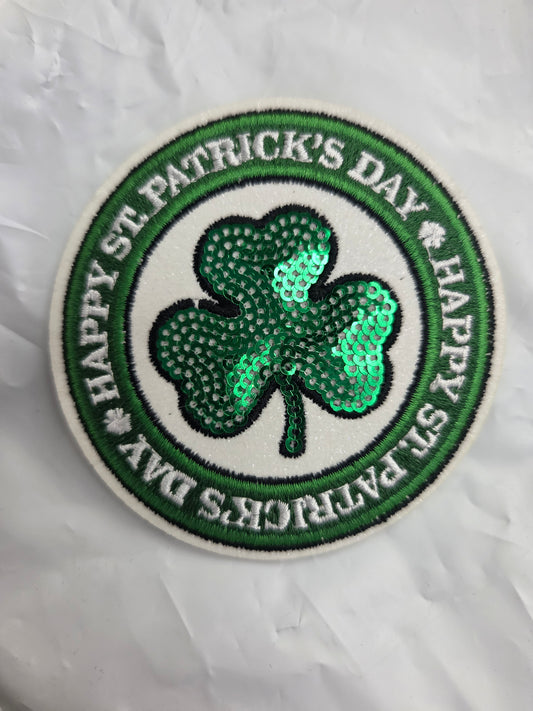 Happy St.Patricks Day Circle Patch