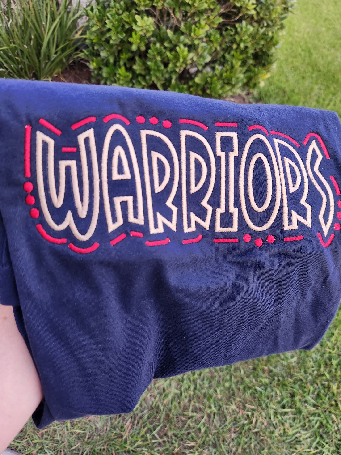 Custom Embroidered Dot Font Tee & Sweatshirt