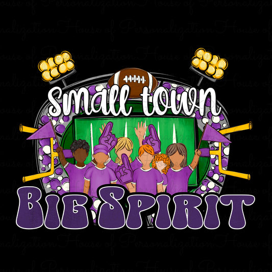 Small Town Big Spirit Fans Purple (Direct To Film)