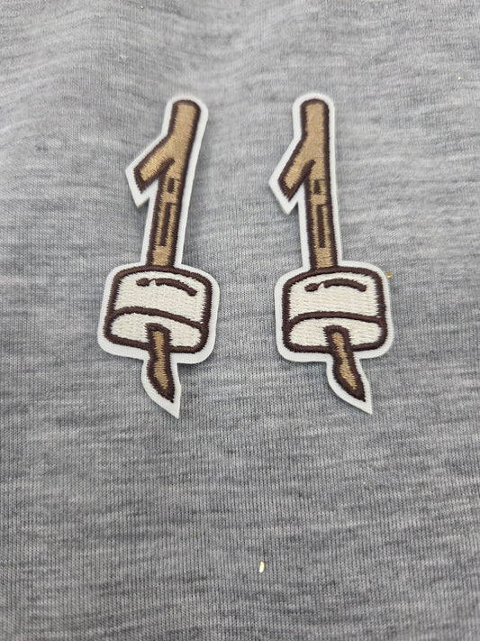 Embroidered Marshmellow Stick(set of 2)