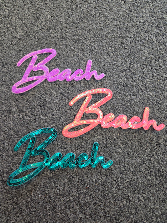 Sequin Beach Patch