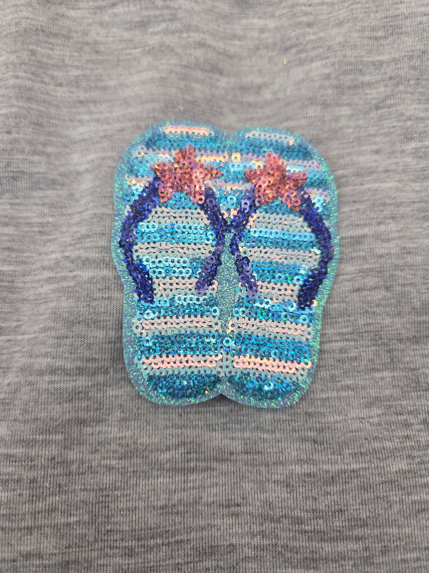 Sequin Flip Flops Patch