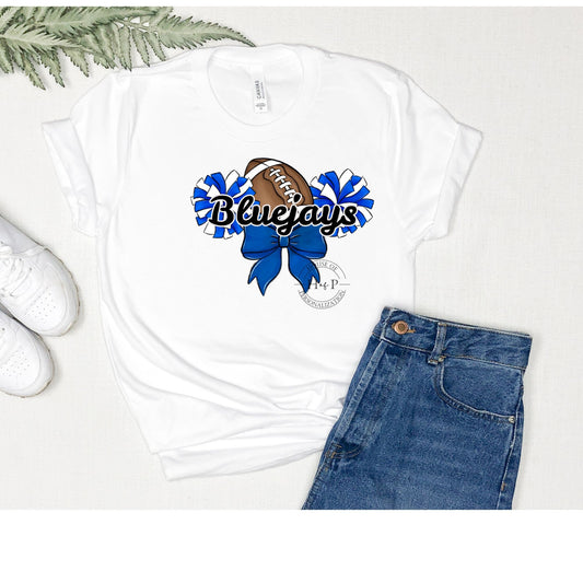 Bluejays Football Bow (Direct To Film)