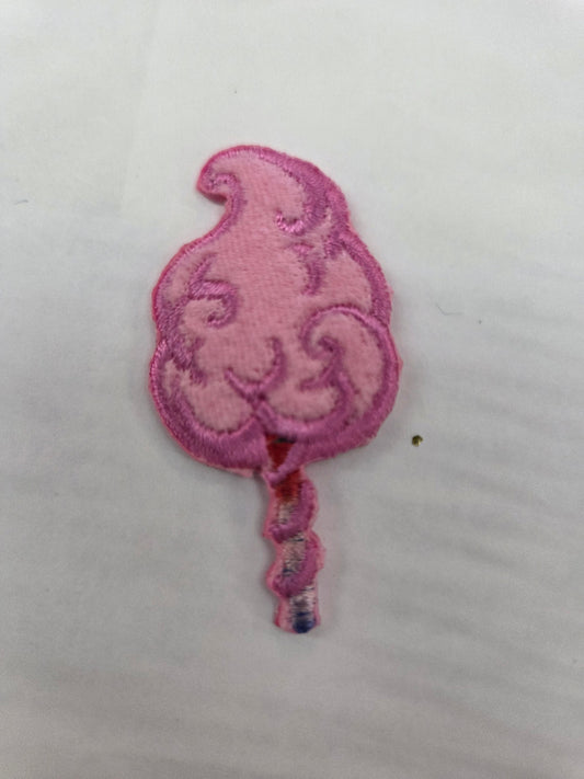 Embroidered Cotton Candy Felt Patch