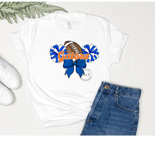 Gators Football Royal Bow (Direct To Film)
