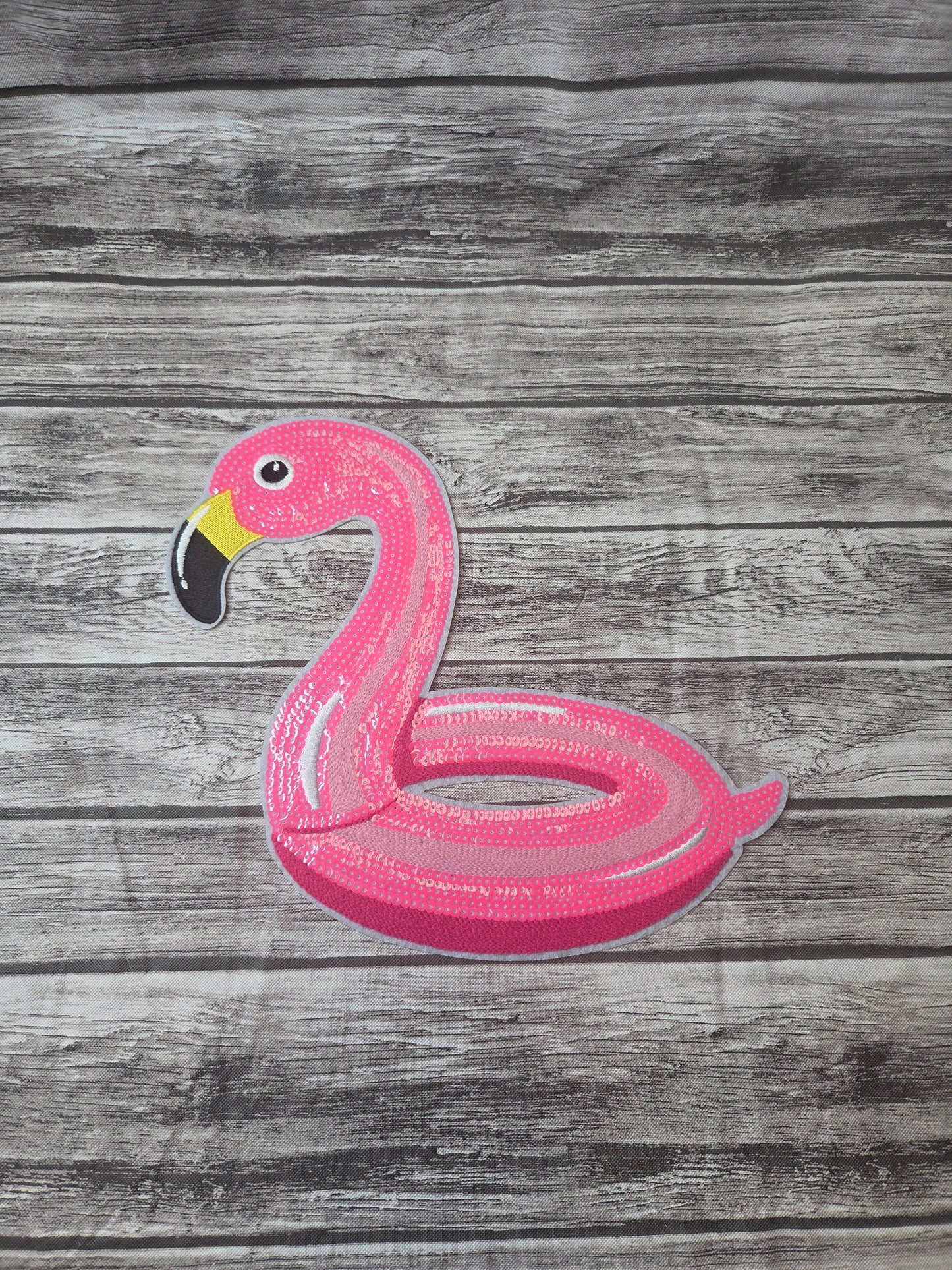 Sequin Flamingo Patch (11x10.5)