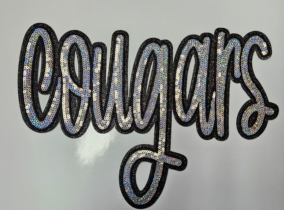 "Team Spirit" Mascot Sequin  Patch
