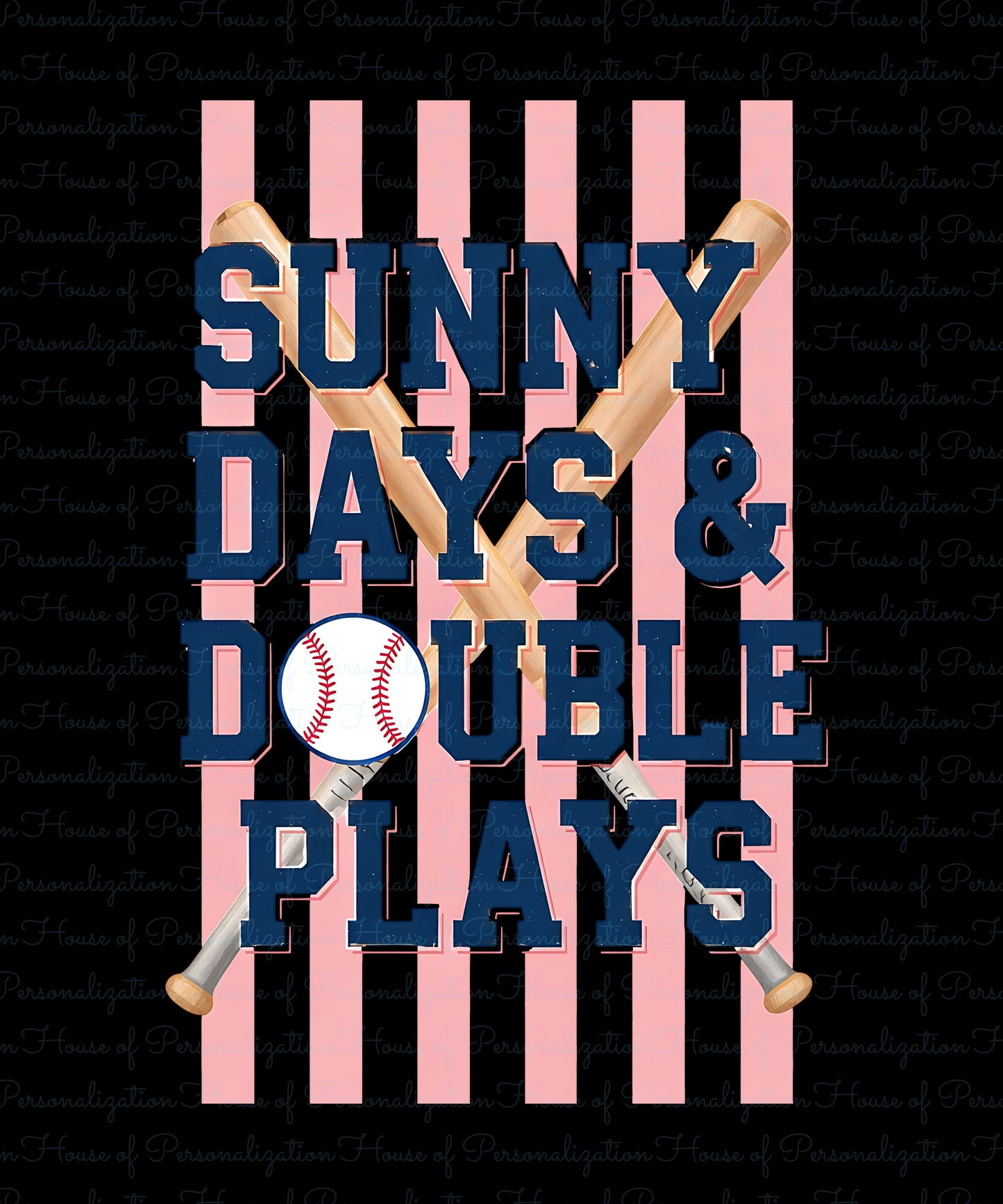Sunny Days and Double Plays DTF Transfer