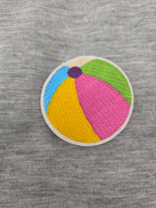 Embroidered Beach Ball Patch