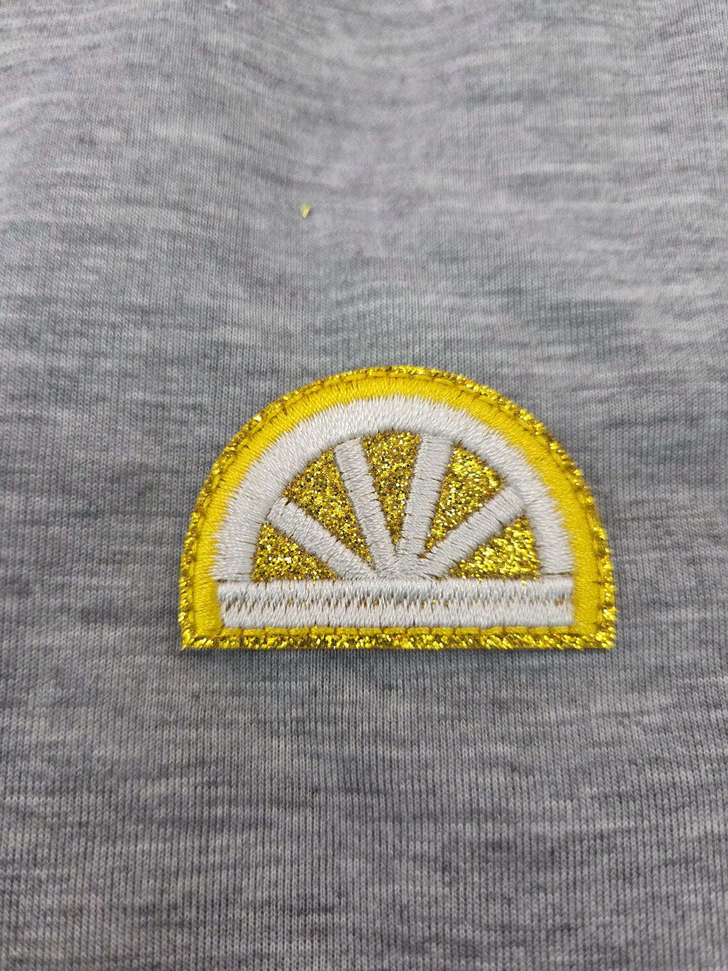 Embroidered lemon Patch