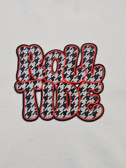 Roll Tide Embroidered Hat Patch