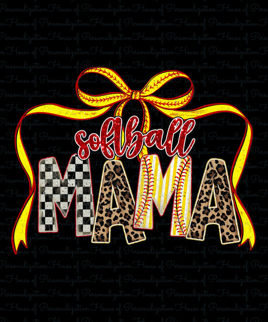Softball MAMA DTF Transfer