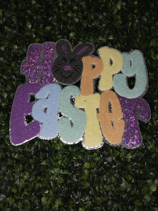 Happy Easter Chenille Patch
