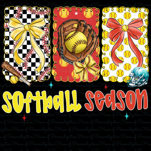 Softball Season DTF Transfer