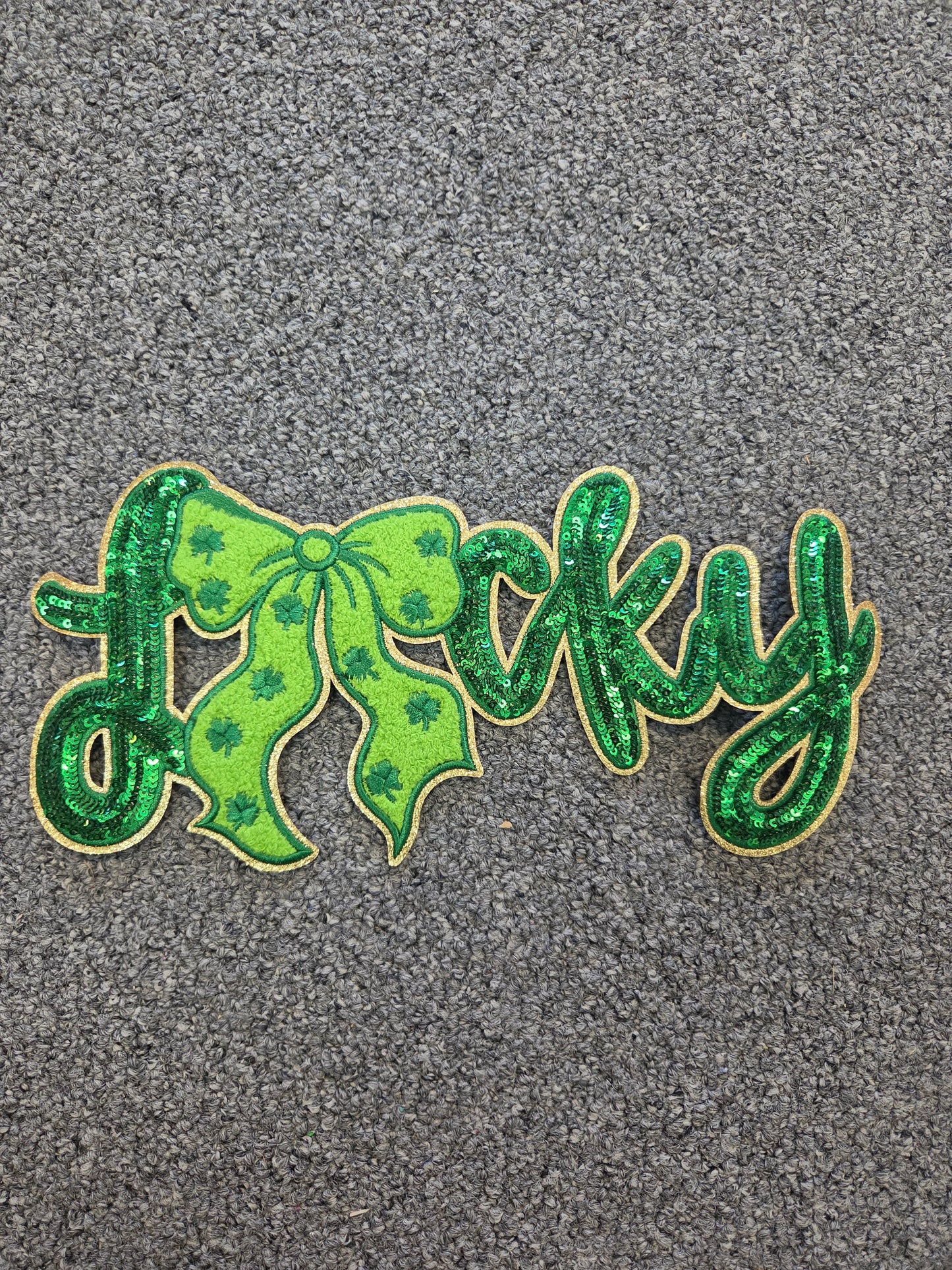 Lucky Sequin Patch