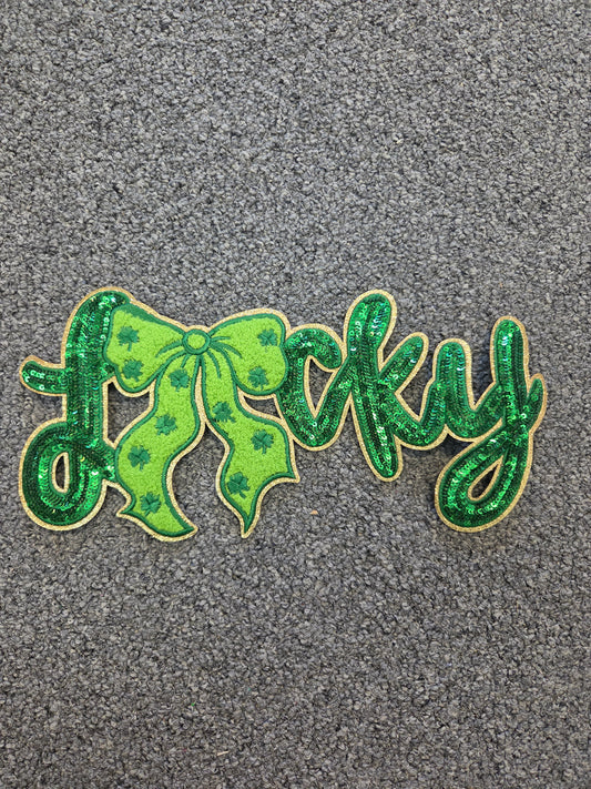 Lucky Sequin Patch