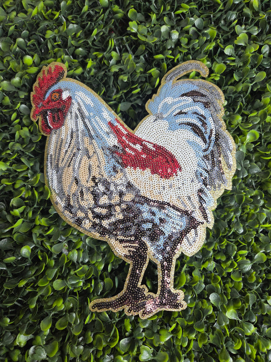 Chicken Sequin Patch