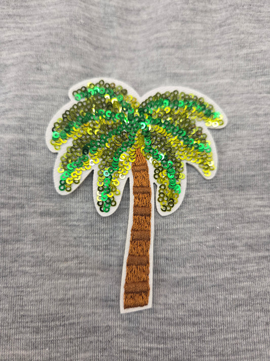Sequin Palm Tree Patch