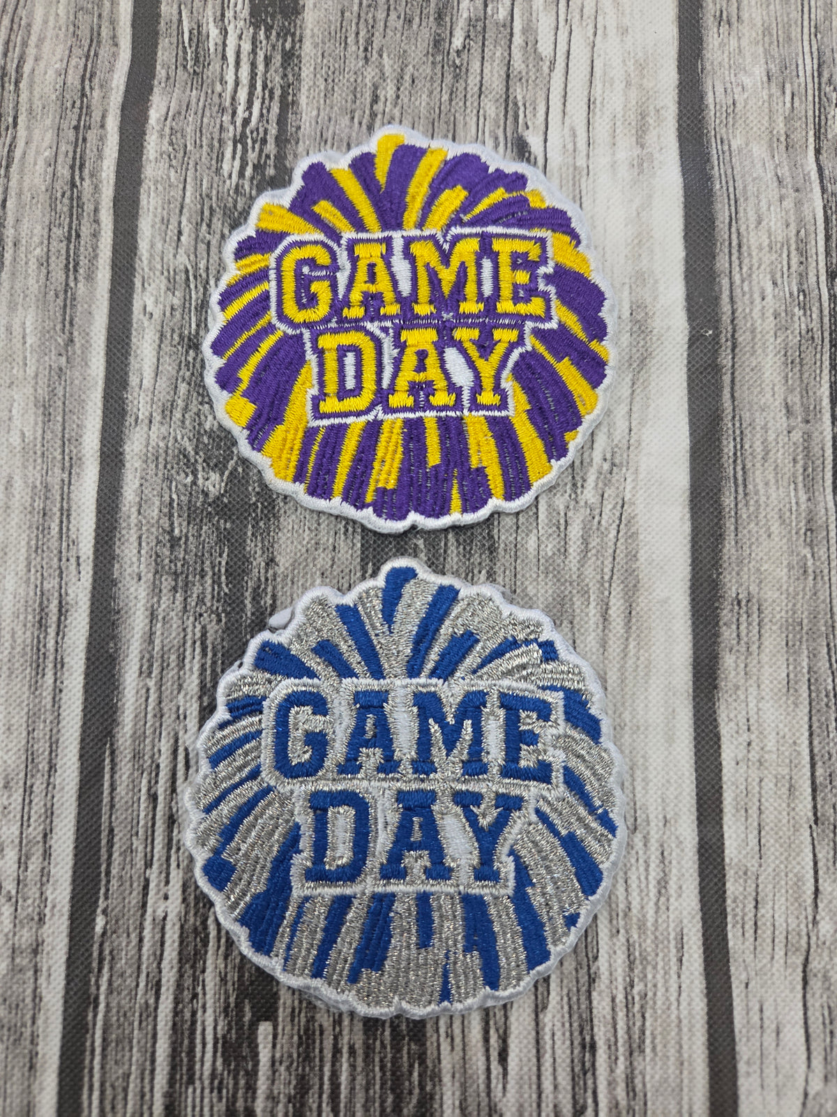 Gameday Pom Embroidered Patch