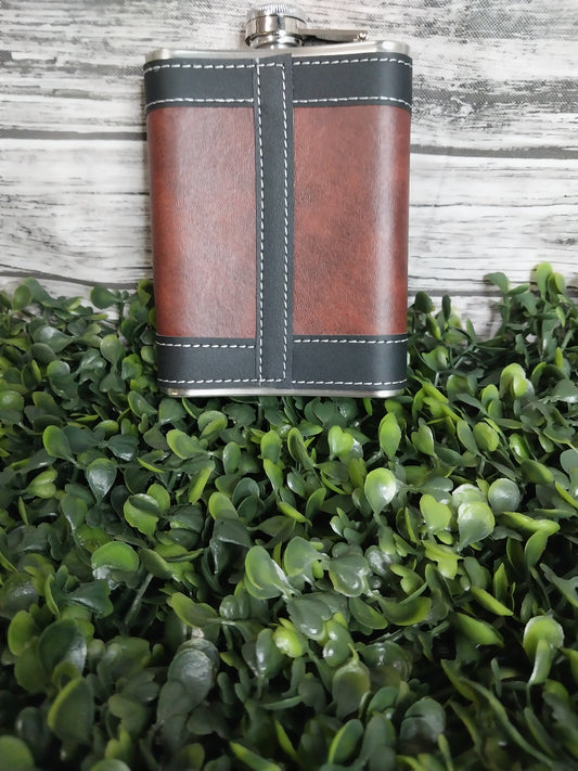 8oz Leather Hip Flask