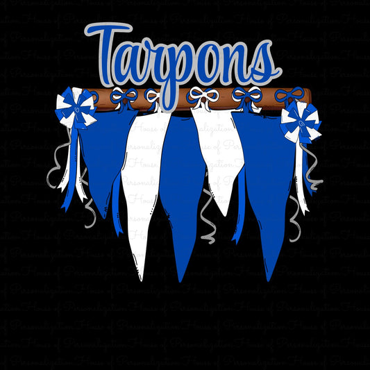 Tarpons Pom Banner (Direct To Film)