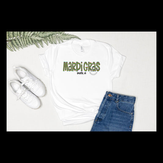 Mardi Gras Houma,LA DTF Transfer
