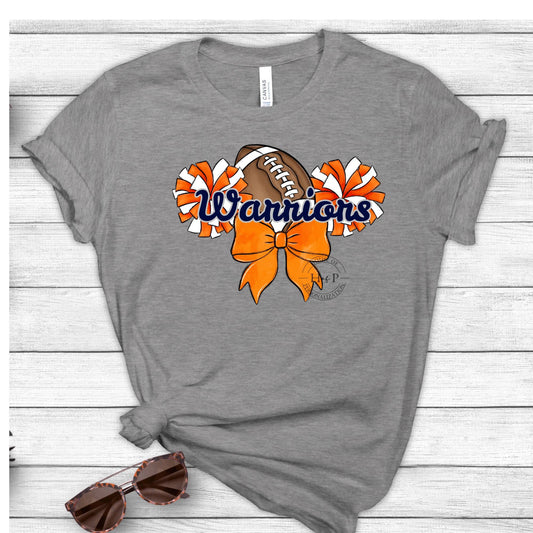 Warriors Football Orange Bow (Direct To Film)